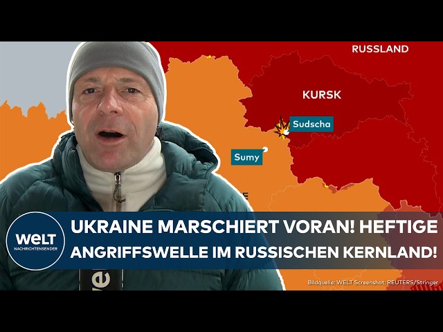 PUTIN'S WAR: The Ukrainian offensive is rolling! Battle for Kursk! Russians under massive fire