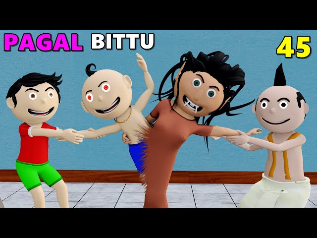 Pagal Bittu Sittu 45 | Chudail | Bittu Sittu Toons | Pagal Beta | Cs Bisht Vines | Desi Comedy Video