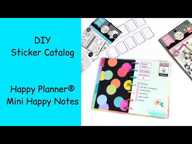 DIY STICKER CATALOG | HAPPY PLANNER® HAPPY NOTES