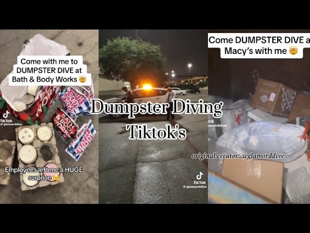 Dumpster Diving Tiktoks