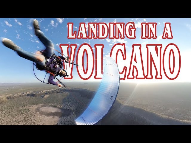 Flying into a VOLCANO with my PARAMOTOR!