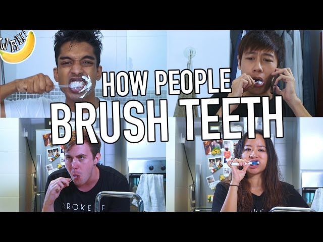 How People Brush Teeth