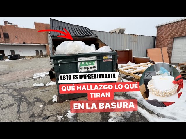 Dumpster Diving Esto es IMPRESIONANTE Qué Hallazgo Lo QUÉ Tiran En la BASURA😱#dumpsterdiving