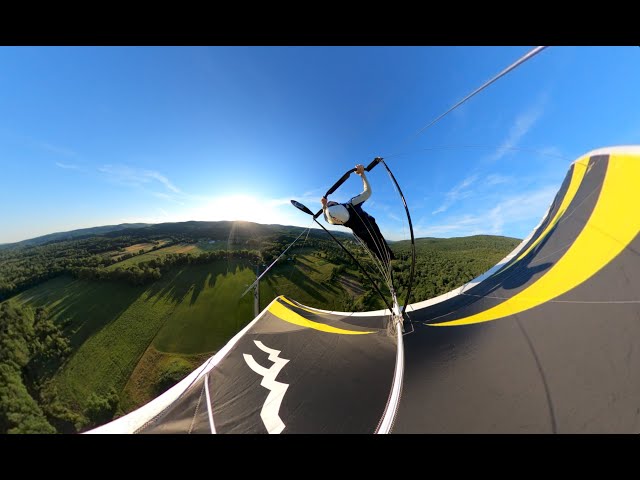 Hang Gliding 360 view - Ellenville NY