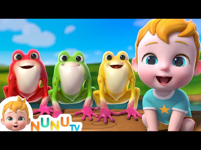 Five Little Speckled Frogs | Nursery Rhymes & Kids Songs | NuNu Tv