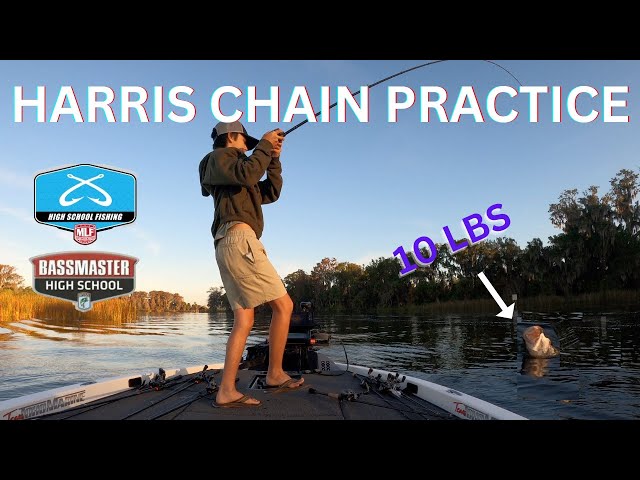 23 LBS in 3 CASTS |  Harris Chain Pre-Practice