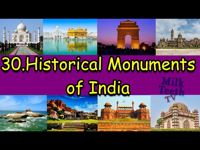 30  Famous Indian Historical Monuments With Pictures and Description  | UNESCO World Heritage Sites