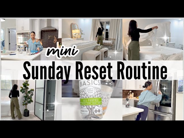 *NEW* SUNDAY RESET ROUTINE || CLEANING MOTIVATION || SPEED CLEAN