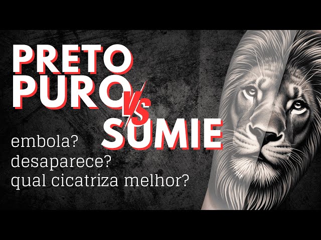 Preto Puro vs Sumie | Descubra qual a MELHOR técnica para tattoo