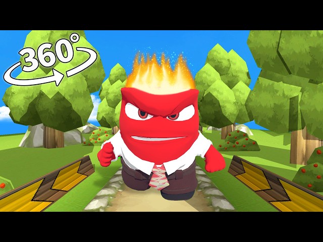 Inside out Anger chase you! 360° VR