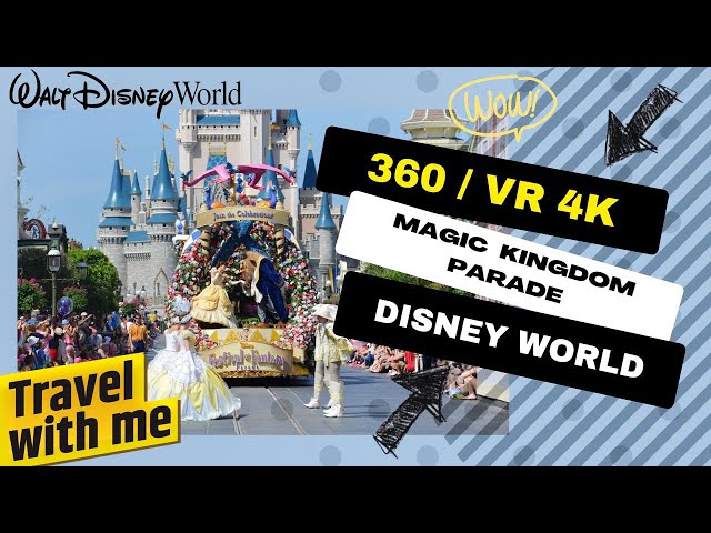 POV Disney World Parade in 360/VR 4K !