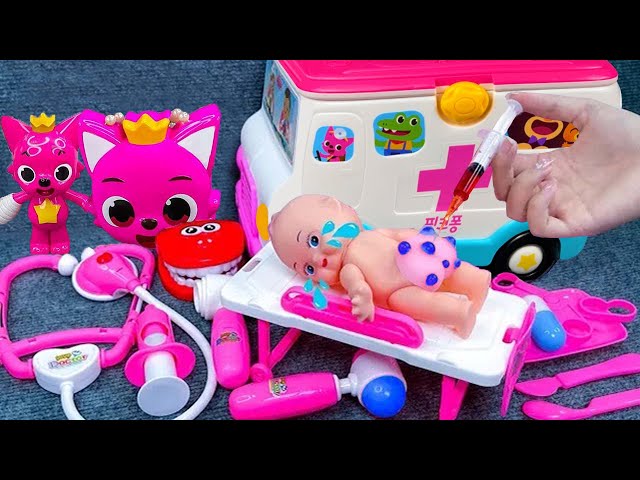 30-Min Satisfying ASMR 💖 Unboxing Cocomelon Doctor Toys & Pinkfong Ambulance Playset 🚑 Toys Review