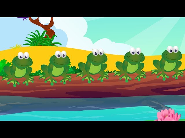 Five Little Speckled Frogs | 5 Little Speckled Frogs | Nursery Rhymes For Children by Kids Tv