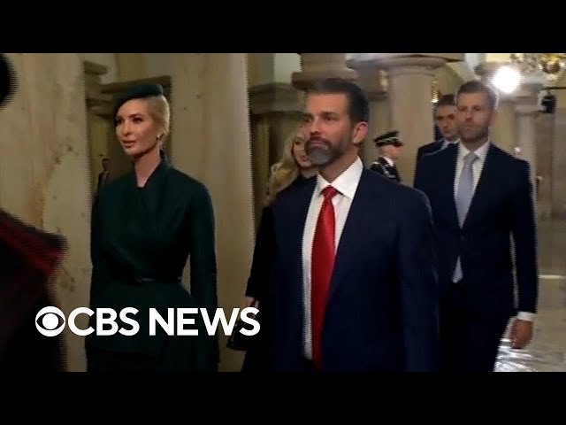 Trump children arrive for inauguration ceremony