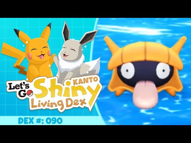 AMAZING GOLDEN SHINY SHELLDER!! | Pokemon Let's GO Pikachu and Eevee (Kanto Shiny Living Dex #90)