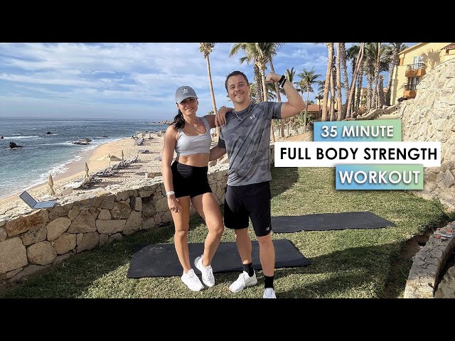 35 Minute Full Body Strength Workout | No Equipment | No Jumping | Intermediate & Advanced