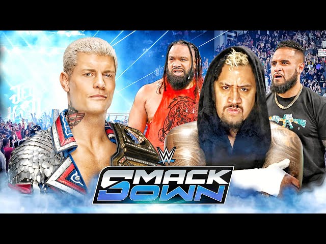 Cody Rhodes vs Solo Sikoa & The Bloodline WWE SMACKDOWN - Tribal Werewolf vs The American Nightmare