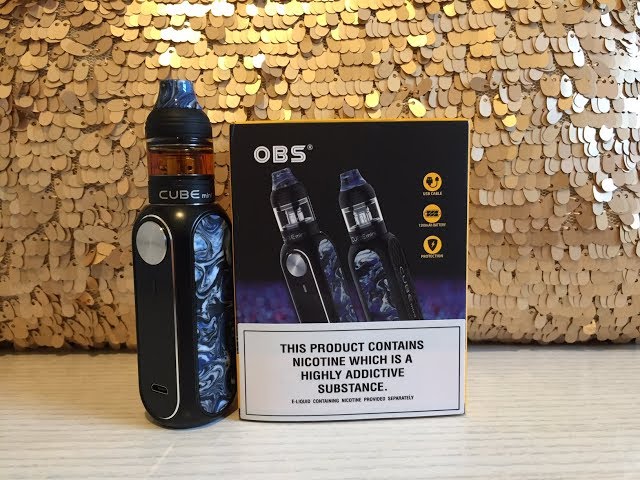 OBS Cube Mini starter kit, a stylish, stealthy & simplistic  MTL & DTL kit .