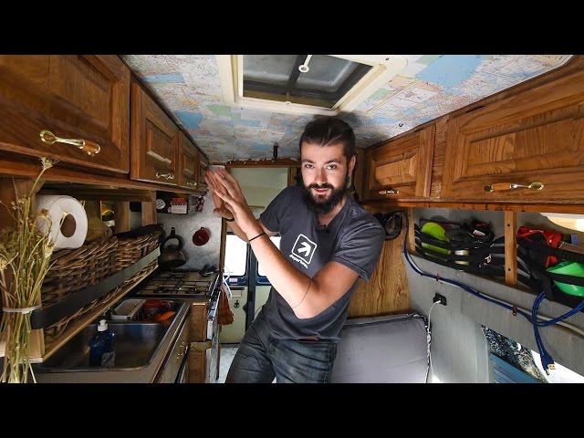 Full Time Digital Nomad Van Tour ~ Full Tour & Motorhome Setup ~ Finding Simon