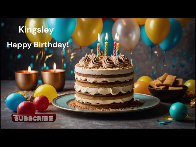 Kingsley Happy Birthday! Your Personalized Song- Check out Other Names @HappyBirthdaySongsWithName22