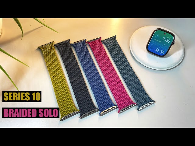 2024/2025 Braided Solo Bands for Apple Watch Series 10, Ultra 2, SE 2 (ALL COLORS) Review, Hands-On