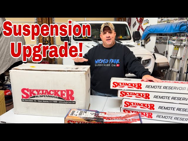 Skyjacker Lift Kit Jeep Wrangler Rubicon Component Unboxing