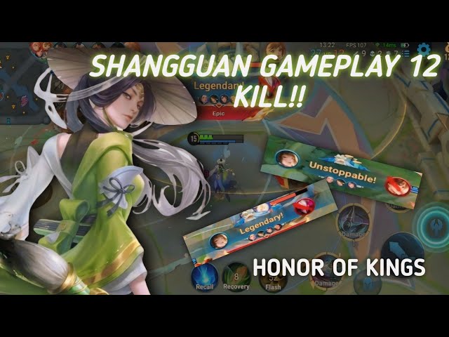 SHANGGUAN GAMEPLAY!! HERO YANG DILIAT SUSAH TAPI SEBENERNYA GAMPANG!! HONOR OF KINGS