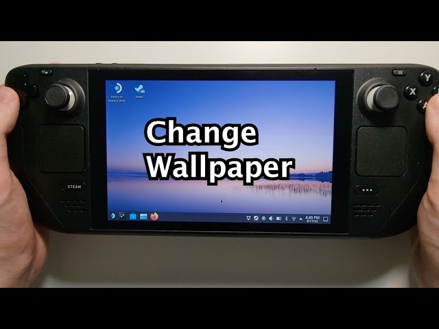 Steam Deck How to Change Wallpaper in Desktop Mode! (Easy)