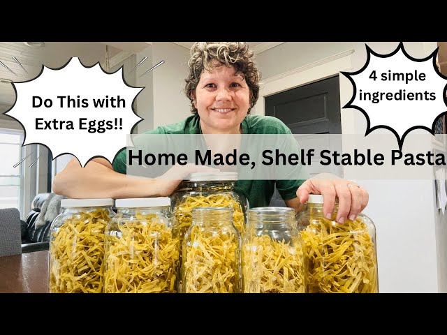 Mennonite Egg Noodles, Shelf Stable Pasta.