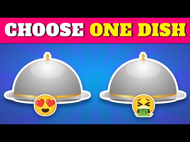 Pick a Dish...! Good Vs Bad Food Edition 😋🤮 | Quiz Rainbow