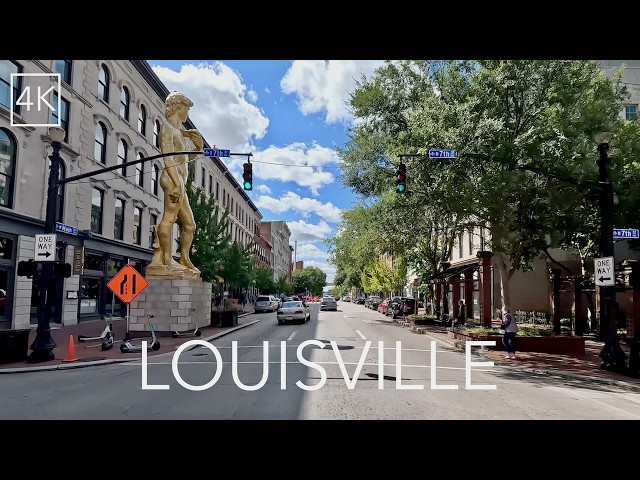 Louisville Kentucky City Driving Tour 4k - Derby City / The 'Ville Drive