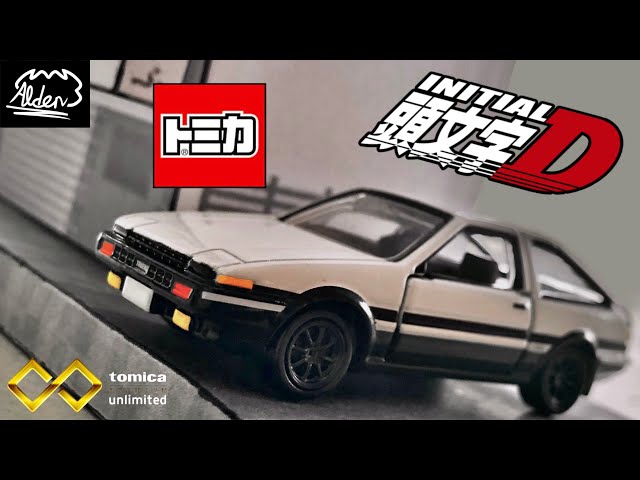 Tomica Premium Unlimited No. 1 Initial D Toyota AE86 Trueno REVIEW!! [CC/ Captions Available]