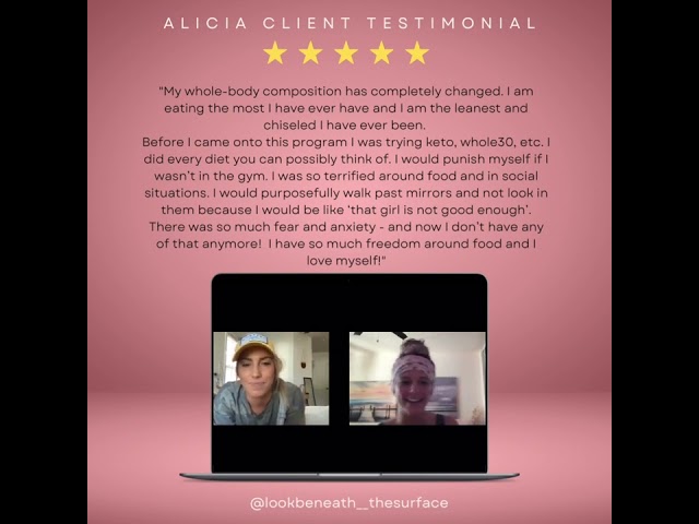 Alicia Testimonial