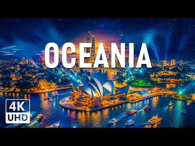 Oceania 4K UHD - Spectacular Nightscapes of the Pacific Paradise - Beautiful Relaxing Piano Music