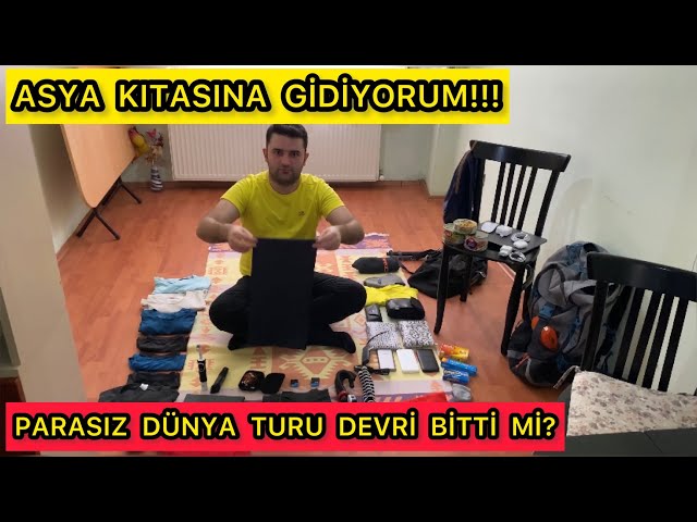 I'M TAKING A WORLD TOUR!!WHAT'S IN MY BACKPACK??EQUIPMENT I USE TURKEY 🇹🇷~107