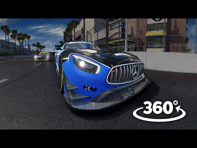 Car racing 360° Mercedes Benz AMG GT3 Cockpit VR Experience