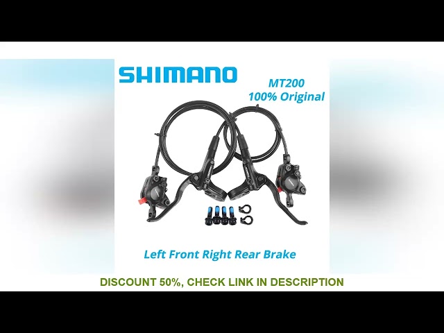 Original Shimano MT200 MT201 M315 MTB Mountain Bike Hydraulic Disc Brake MT200 Brakes 2 Piston 3 Fin