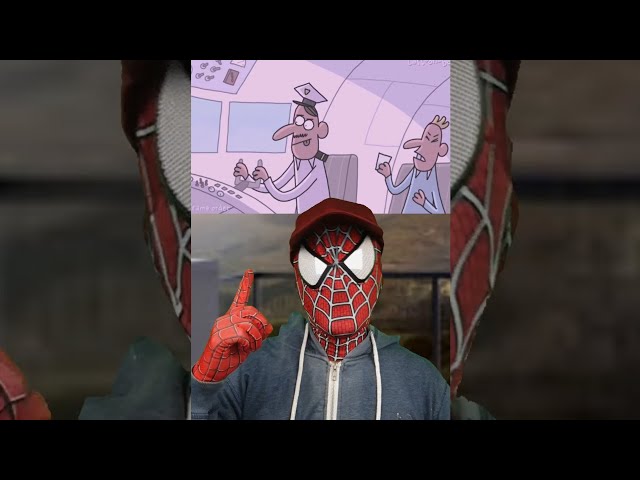 The Story of a Cunning Pilot and Airplane Passenger | Spider-Man Tiktok Story Reaction