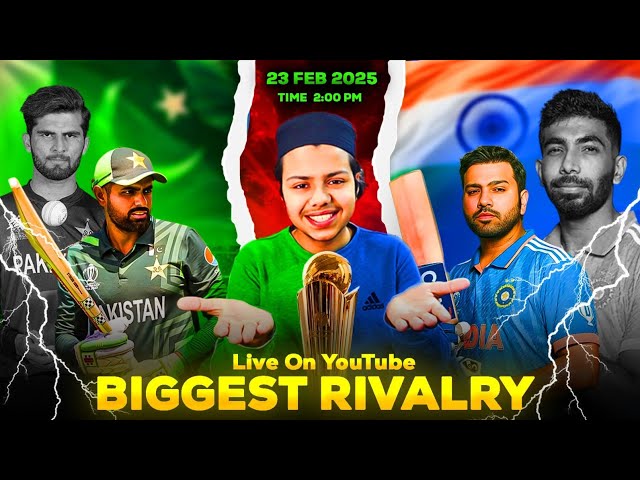 Live 1st Innings 🔴 | Pakistan scored 242 | saud good innings | Pak vs Ind | ChampionsTrophy2025