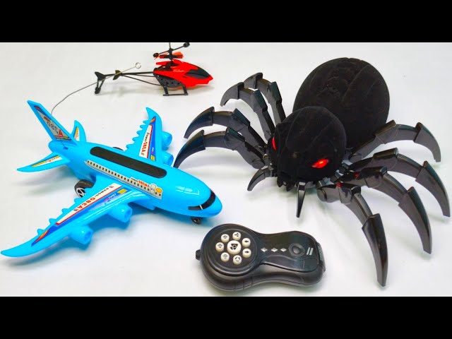 Radio Control Airplane A380 and Remote Control Rc Spider Unboxing, helicopter, aeroplane, Rc Spider,