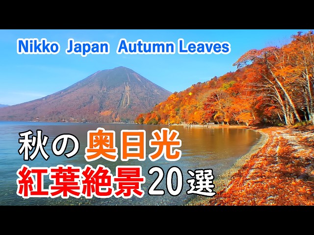 Best 20 Spectacular Autumn Views  in Nikko ! / Beautiful Scenery of Japan [ 4K ]