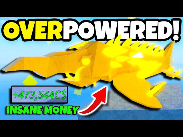 The MOST OVERPOWERED MONEY ROD In FISCH Roblox!