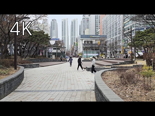 Bucheon, the 2nd most populous city in Korea with - 4K Walking Tour (Part 2/2)