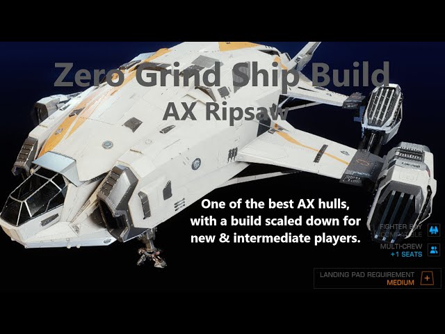 Elite Dangerous | Zero Grind Ship Build | Chieftain | The AX Ripsaw