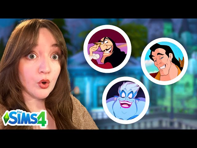 Moving EIGHT Disney Villains on to ONE LOT in the Sims 4