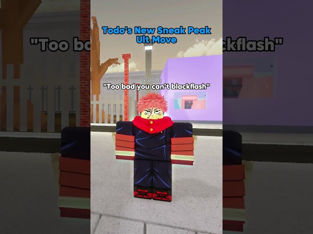 JJS Todo's New Move Sneak Peak (Jujutsu shenanigans) #roblox #gaming