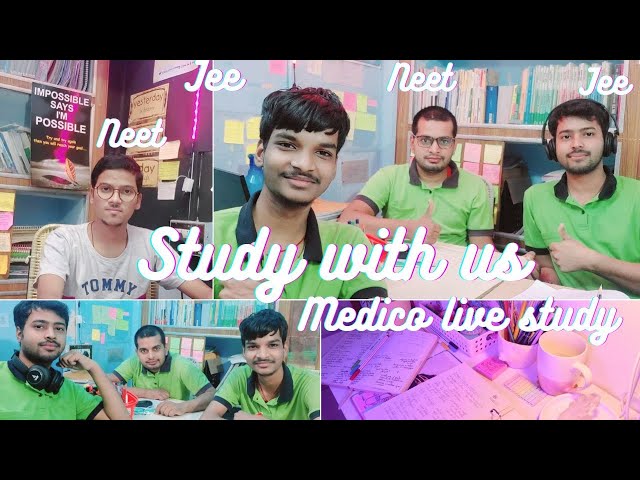 Study with me live | 🛑24/7 live from kota | motivation for #Neet jee upsc ssc cat| #motivation#live