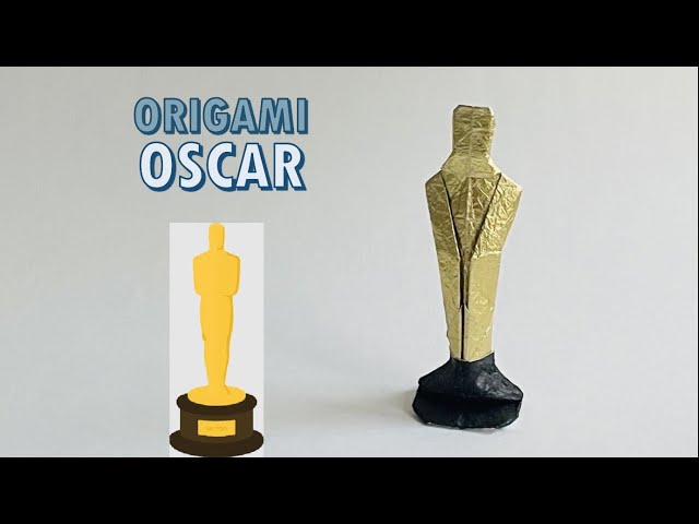 How to make origami oscar, step by step tutorial