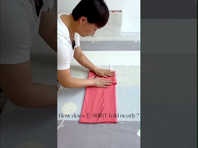 The Ultimate Hack: Fold Your T-Shirts in 2 Seconds Flat! 😱👕✨