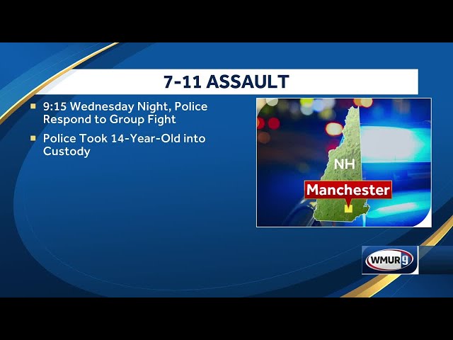 Assault outside Manchester 7-Eleven injuries two teens